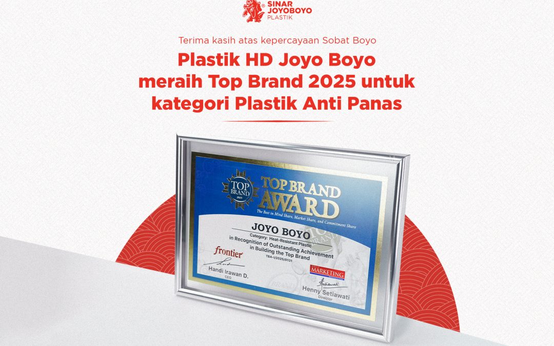 Plastik HD Joyoboyo Kembali Raih Penghargaan Top Brand Awards 2025