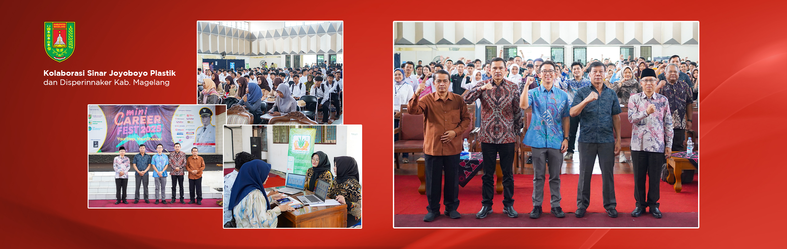 Sinar Joyoboyo Plastik dan Disperinnaker Kabupaten Magelang Selenggarakan Job Fair 